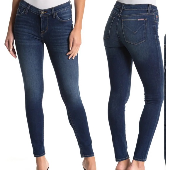 Hudson Krista Super Skinny Jeans - Size 26, Dark Wash - Picture 1 of 8